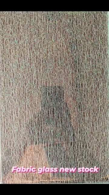Decorative fabric glass